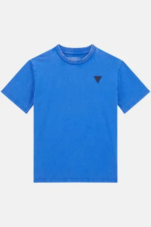 Guess GUESS B T-Shirt Z Printem Z Trójkątnym Logo