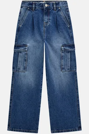 Guess GUESS G Jeansy Cargo Fason Wide Leg