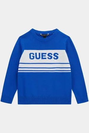 Guess GUESS B Sweter Z Haftowanym Logo