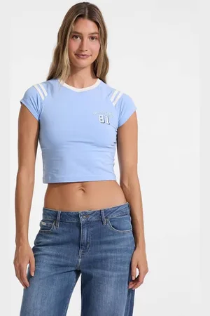 Guess W T-Shirt 81 Z Raglanowymi Rękawami