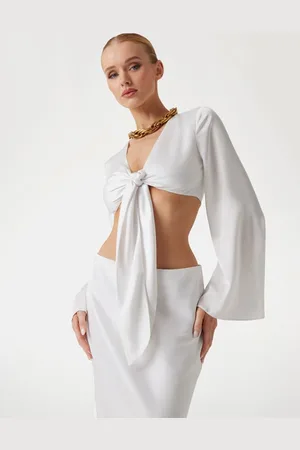 Guess GUESS W Marciano Tie-Front Top
