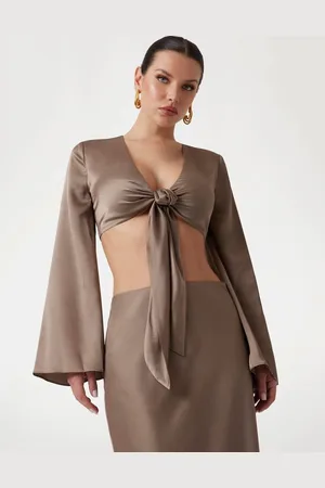 Guess GUESS W Marciano Tie-Front Top