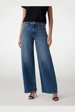Guess W Jeansy Fason Wide Leg Linia Bellflower