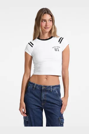 Guess W T-Shirt 81 Z Raglanowymi Rękawami