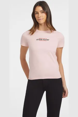 Guess W T-Shirt American Tradition Fason Slim
