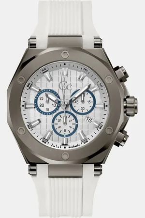Guess GUESS M Zegarek Gc Z Chronografem Na Silikonowym Pasku