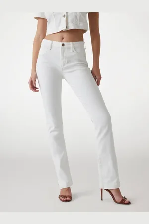 Guess W Denimowe Spodnie Ze Stretchem Linia Sexy Straight
