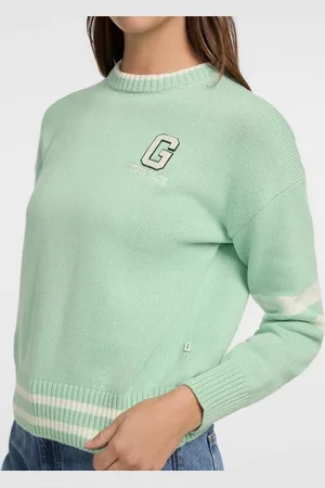 Guess W Sweter Z Naszywanym Logo