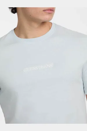 Guess M T-Shirt Z Haftowanym Logo Fason Slim