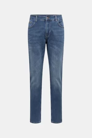 Cross Jeans Mężczyzna Szerokie Nogawki - Spodnie