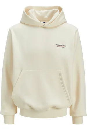 JACK & JONES Duże Rozmiary - - Bluza z kapturem z gumowanym nadrukiem, oversized fit