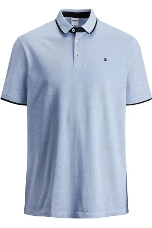 JACK & JONES Duże Rozmiary - - Koszulka polo z czystej bawełny