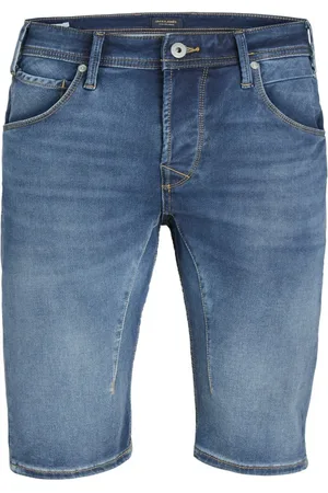 JACK & JONES Duże Rozmiary - - Szorty jeansowe w stylu washed look, z elastyczną domieszką