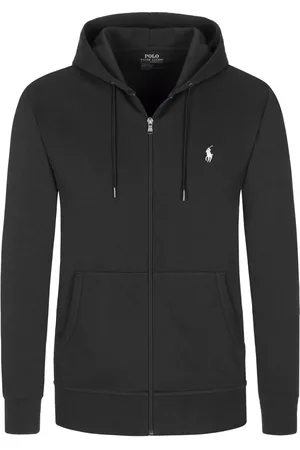 Ralph Lauren Duże Rozmiary - - Kurtka dresowa z kapturem i wyhaftowanym logo