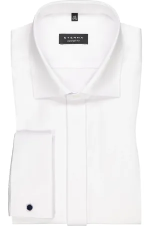 ETERNA Duże Rozmiary - - Koszula z wywijanymi mankietami, Cover Shirt, comfort fit