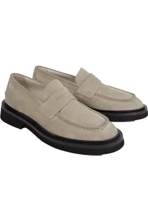 Royal RepubliQ Duże Rozmiary - - Loafersy Bond Blox Suede z zamszu z wysoką podeszwą