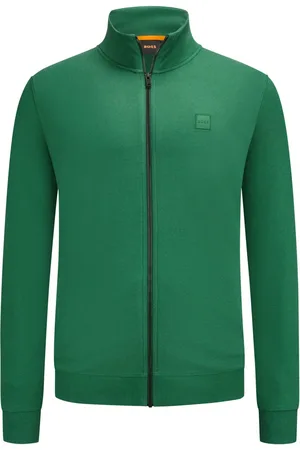 HUGO BOSS Duże Rozmiary - - Bluza z kapturem z emblematem logo i zamkiem