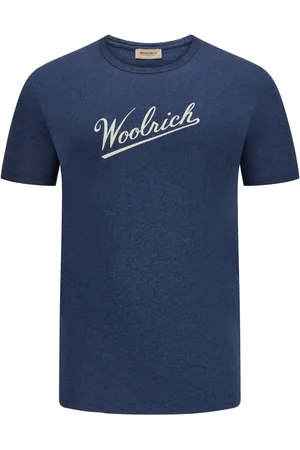 Woolrich Duże Rozmiary - - Koszulka z dżerseju mouliné z aksamitnym logo