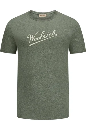 Woolrich Duże Rozmiary - - Koszulka z dżerseju mouliné z aksamitnym logo