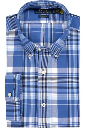Ralph Lauren Duże Rozmiary - - Koszula w kratkę z materiału Oxford, classic fit