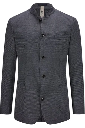 JOOP! Duże Rozmiary - - Marynarka ze stójką z drobnej dzianiny, slim fit
