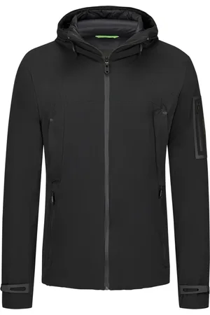 HUGO BOSS Duże Rozmiary - - Kurtka funkcyjna z gumowaną aplikacją z logo Argon