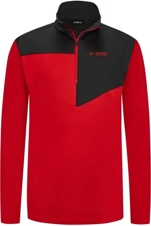 Maier Sports Duże Rozmiary - - Funkcjonalny rozpinany golf jako warstwa środkowa, z krótkim zamkiem, regular fit