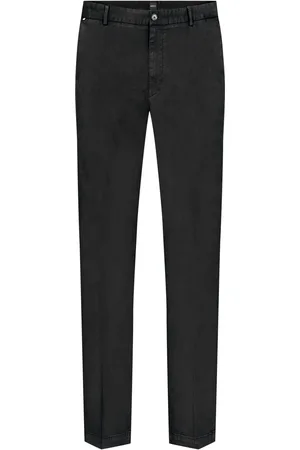 HUGO BOSS Duże Rozmiary - - Chinosy z bawełny z elastyczną domieszką, tapered fit