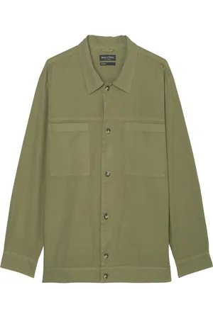 Marc O’ Polo Duże Rozmiary - - Overshirt z bawełny z domieszką lnu