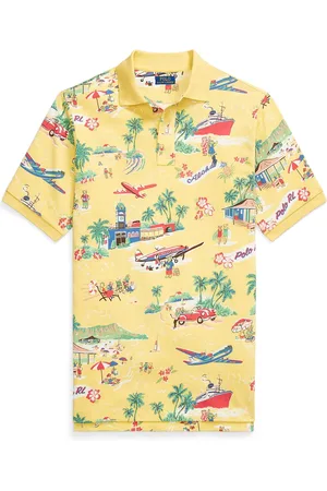 Ralph Lauren Duże Rozmiary - - Koszulka polo z kolorowym nadrukiem Polo Bear