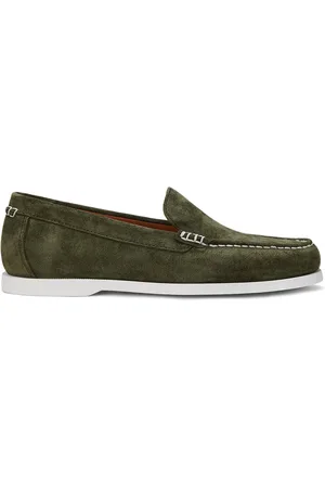 Ralph Lauren Duże Rozmiary - - Letnie loafersy ze skóry welurowej