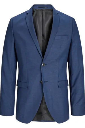 JACK & JONES Duże Rozmiary - - Marynarka z wełny z elastyczną domieszką