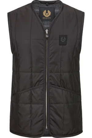 Belstaff Duże Rozmiary - - Kamizelka z lekką podszewką, ze stroną wewnętrzną w kratkę