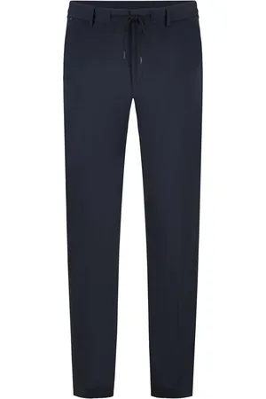 HUGO BOSS Duże Rozmiary - - Spodnie garniturowe w jakości performance z materiału 4-way stretch