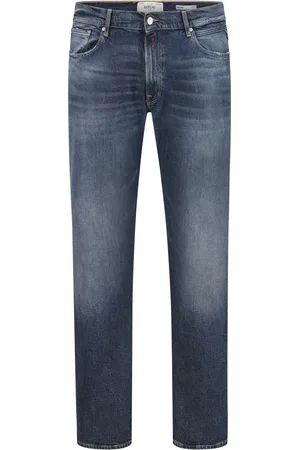 Replay Duże Rozmiary - - Jeansy 5 pocket Grover z efektem used look, straight fit