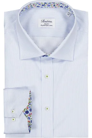 Stenströms Duże Rozmiary - - Koszula w paski, twofold super cotton, comfort