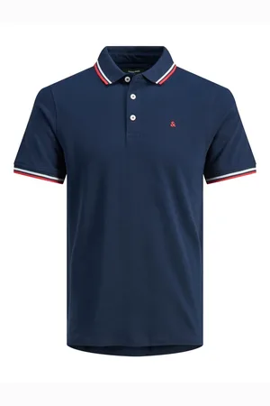 JACK & JONES Duże Rozmiary - - Koszulka polo z czystej bawełny