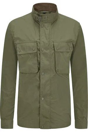 Belstaff Duże Rozmiary - - Woskowana kurtka z delta-ripstop