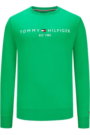 Tommy Hilfiger Duże Rozmiary - - Bluza z haftem typowym dla marki, z bio bawełny