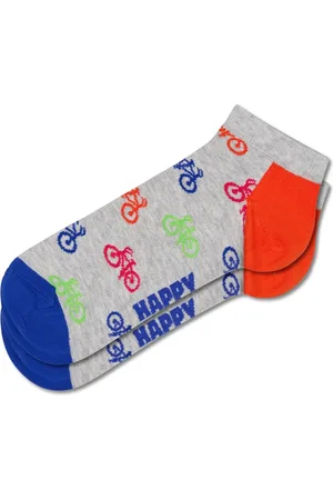 Happy Socks Duże Rozmiary - - Skarpetki do sneakersów z motywem roweru