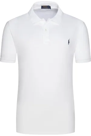 Ralph Lauren Duże Rozmiary - - Koszulka polo z haftem przedstawiającym jeźdźca