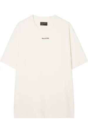 Marc O’ Polo Duże Rozmiary - - T-shirt z bawełny organicznej z haftem marki, regular fit