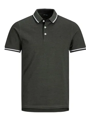 JACK & JONES Duże Rozmiary - - Koszulka polo z czystej bawełny