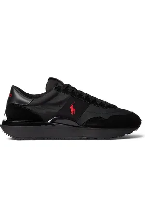 Ralph Lauren Duże Rozmiary - - Sneakersy z połączenia różnych materiałów
