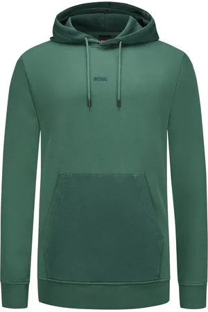 HUGO BOSS Duże Rozmiary - - Bluza z kapturem z kołnierzem szalowym