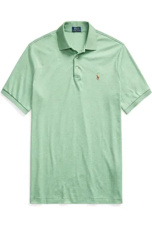 Ralph Lauren Duże Rozmiary - - Miękka koszulka polo z dżerseju z kolorowym haftem jeźdźca polo