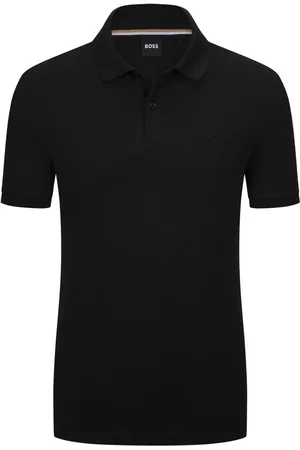 HUGO BOSS Duże Rozmiary - - Koszulka polo z wyhaftowanym logo