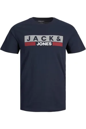 JACK & JONES Duże Rozmiary - - T-shirt z nadrukiem z przodu