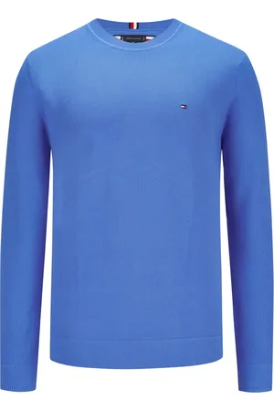 Tommy Hilfiger Duże Rozmiary - - Pulower z bawełny z wyhaftowanym logo