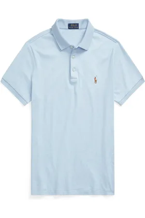 Ralph Lauren Duże Rozmiary - - Miękka koszulka polo z dżerseju z kolorowym haftem jeźdźca polo